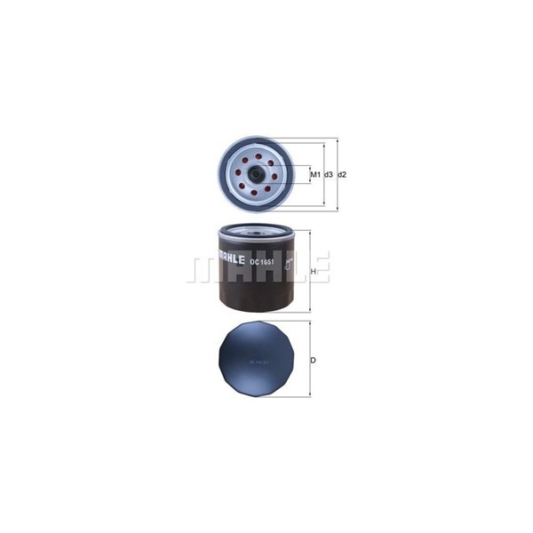 Oljefilter Mahle OC 1051 MAHLE