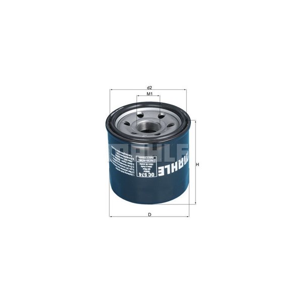Oljefilter Mahle OC 574 MAHLE
