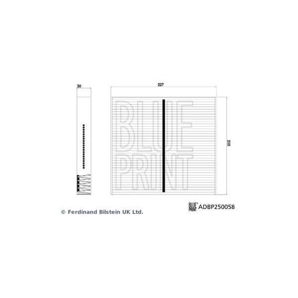 Kupefilter BLUE PRINT