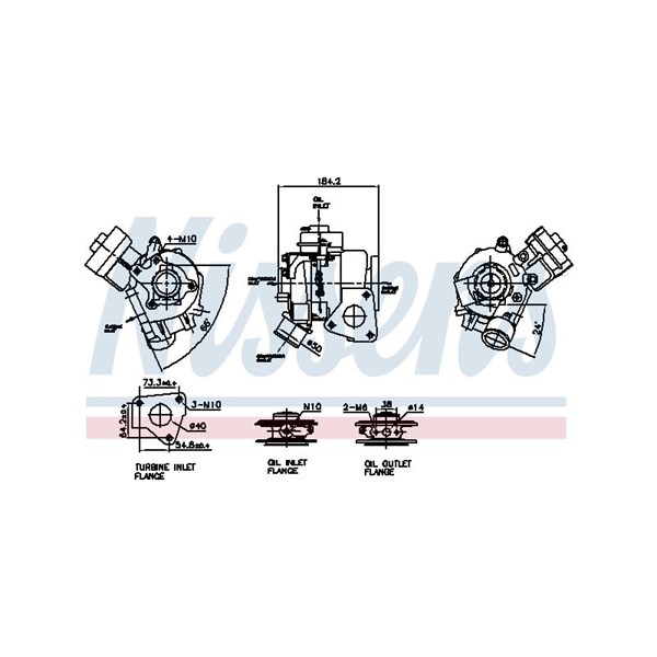 Turbo Nissens 93536 NISSENS