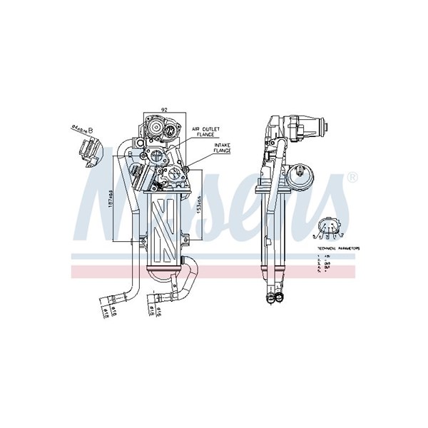 EGR-modul Nissens 98375 NISSENS