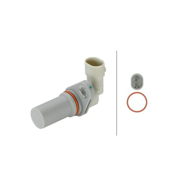 Impulsgivare, vevaxel 12V, Svänghjulssidig Hella 6PU 009 163-391 HELLA
