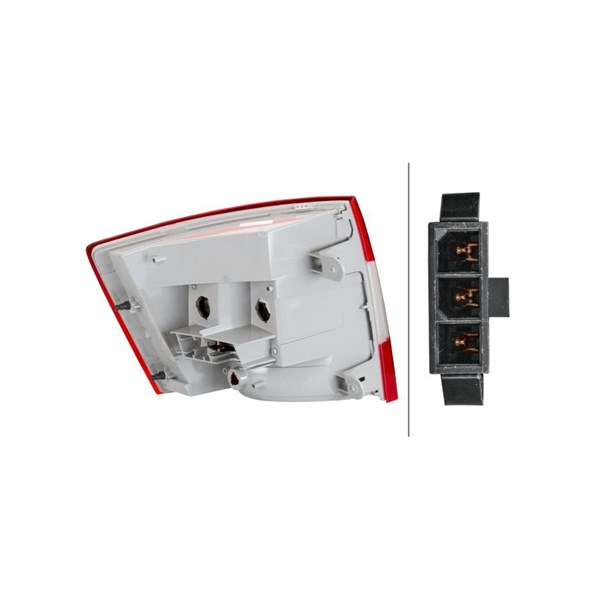 Baklykta, Höger Hella 9EL 354 848-021 HELLA