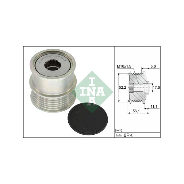 Frihjulskoppling, generator Ina 535 0363 10 INA