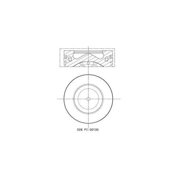 Kolv Mahle 028 PI 00135 000 MAHLE
