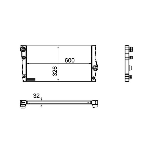 Kylare, motorkylning Mahle CR 1148 000P MAHLE