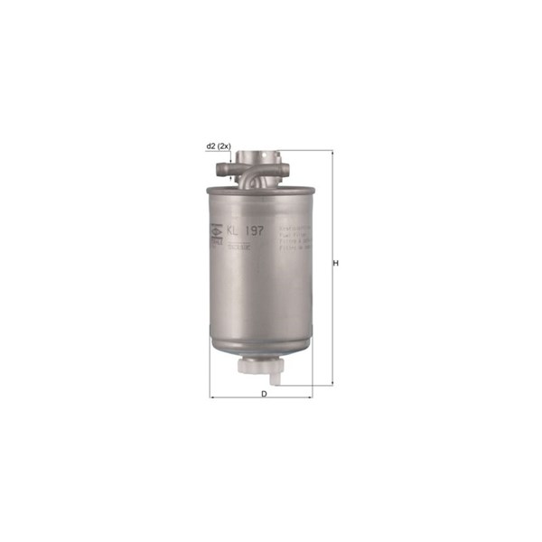 Bränslefilter Mahle KL 197 MAHLE