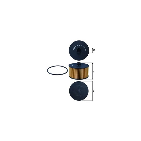 Oljefilter Mahle OX 968D MAHLE