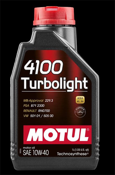 Motorolja MOTUL 4100 TURBOLIGHT 10W-40, 1L Motul 108644 MOTUL