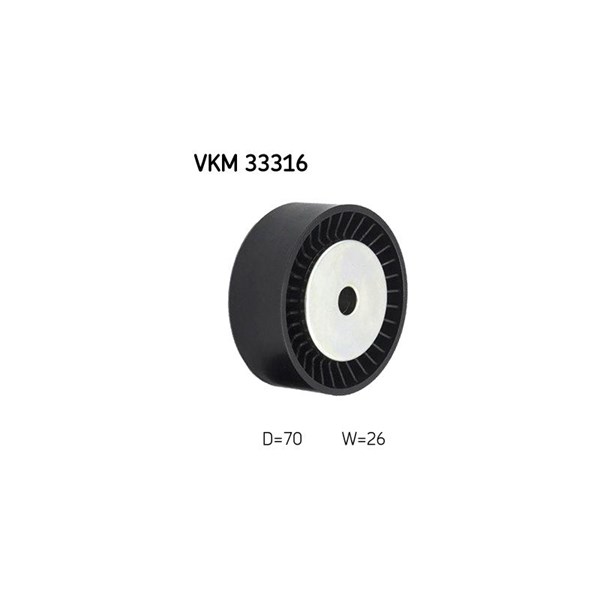 Styrrulle, drivrem, Mitt Skf VKM 33316 SKF Styrrulle, drivrem, Mitt Skf VKM 33316 SKF