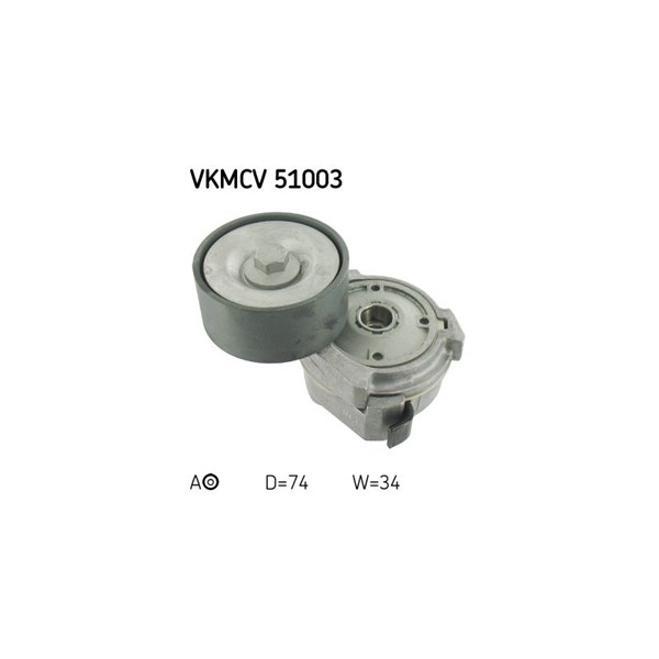 Spännrulle, Drivrem, Upptill Skf VKMCV 51003 SKF