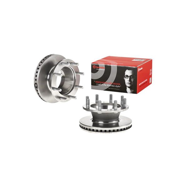 Bromsskiva Ventilerad, Bakaxel Brembo 09.A563.30 BREMBO