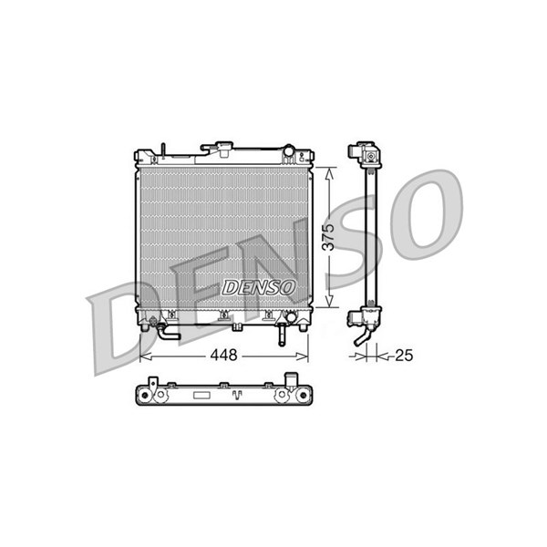 Kylare, motorkylning Denso DRM47003 DENSO