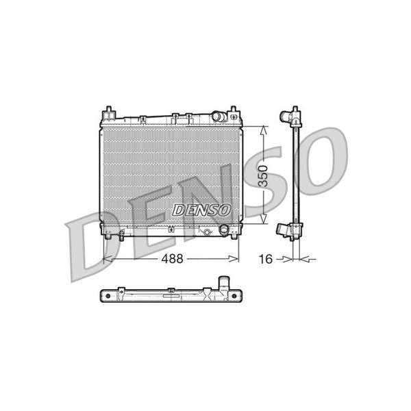 Kylare, motorkylning Denso DRM50006 DENSO