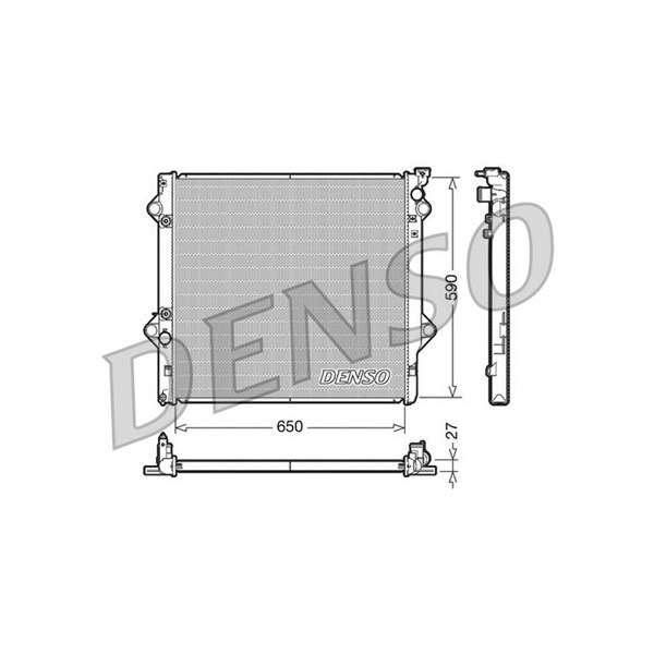 Kylare, motorkylning Denso DRM50047 DENSO
