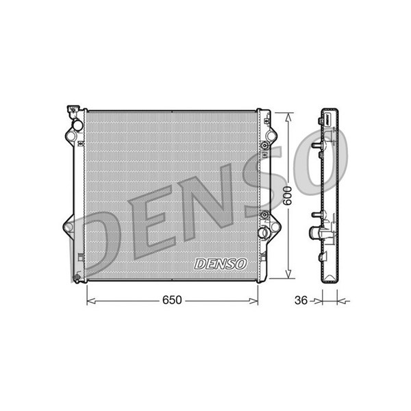 Kylare, motorkylning Denso DRM50049 DENSO