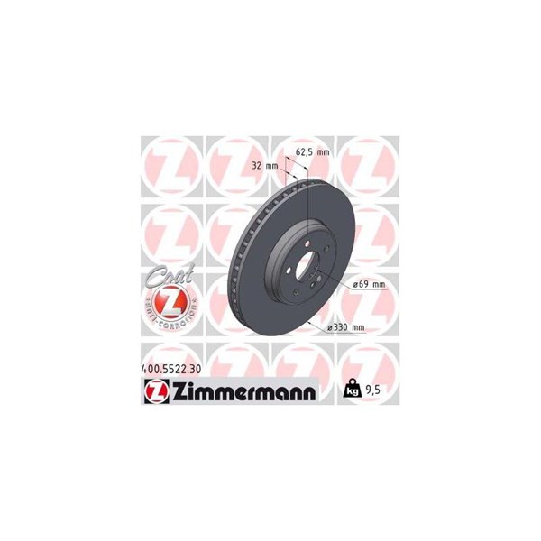 Bromsskiva Bromsskiva tvådelad, Framaxel Zimmermann 400.5522.30 ZIMMERMANN Bromsskiva Bromsskiva tvådelad, Framaxel Zimmermann 400.5522.30 ZIMMERMANN