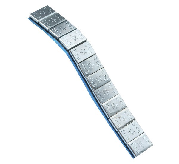 Balansvikt Klister 12x5g aluminiumfälg Silver 3kg, Universal