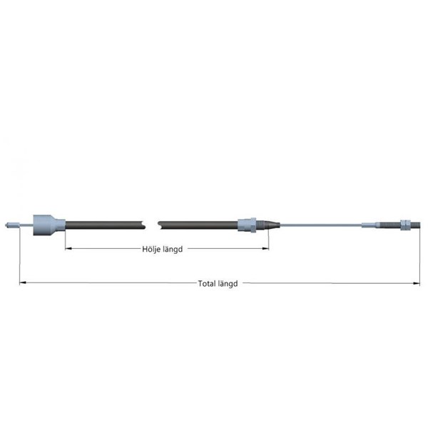 Bromswire Passar Alko 530/740, Universal Tiab 1000-14079 Tiab