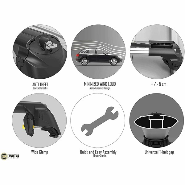 Takräcke till Mitsubishi Pajero Sport 1996-2007 Turtle Nordic