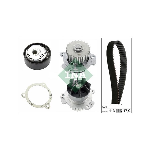 Kamremskit med vattenpump Ina 530 0663 30 INA