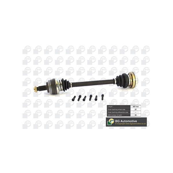 Drivaxel, Bakaxel vänster Bga DS0900L BGA