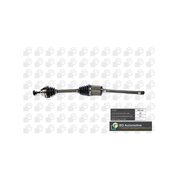Drivaxel, framaxel höger Bga DS0902R BGA