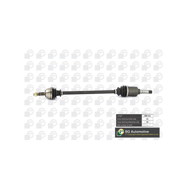 Drivaxel, framaxel höger Bga DS1432R BGA