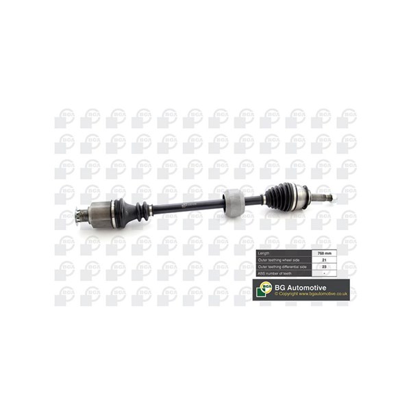 Drivaxel, framaxel höger Bga DS1500R BGA