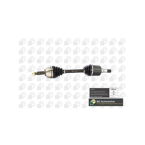 Drivaxel, framaxel vänster Bga DS2300L BGA