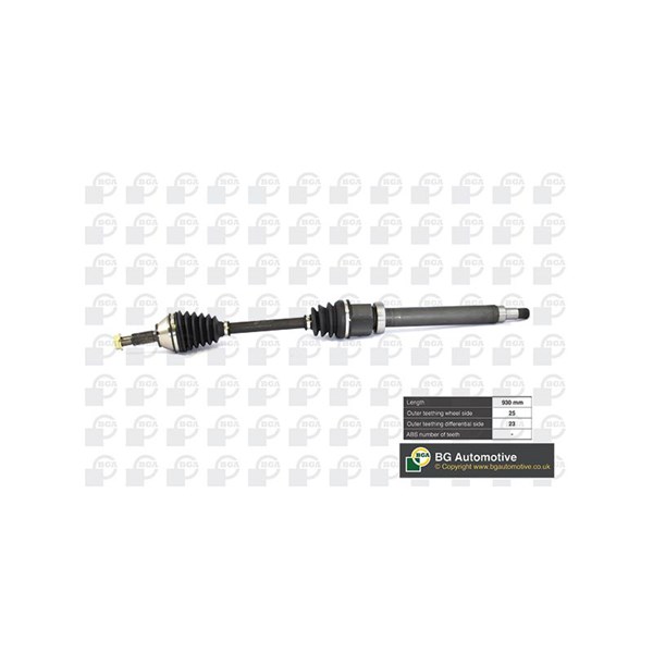 Drivaxel, framaxel höger Bga DS2301R BGA