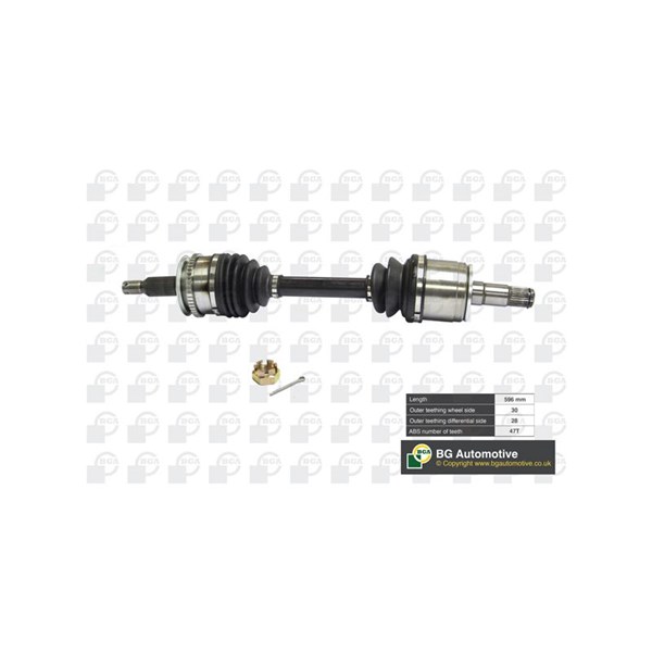 Drivaxel Mitsubishi L200 / Triton (ka_t, Kb_t), framaxel vänster  BGA