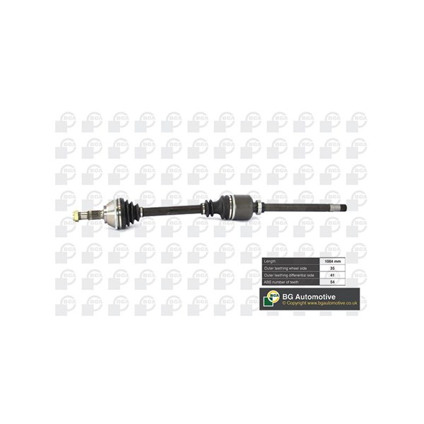 Drivaxel, framaxel höger Bga DS6709RA BGA