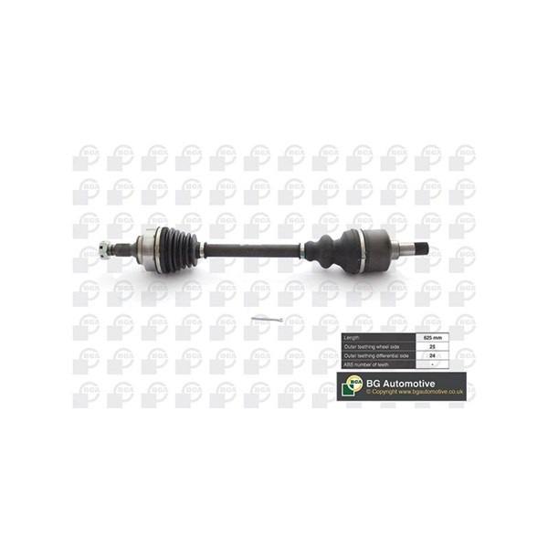 Drivaxel, framaxel vänster Bga DS6726LA BGA