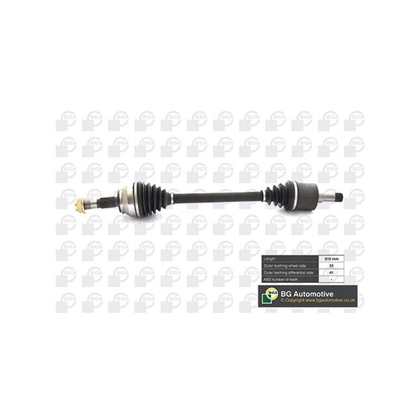 Drivaxel, framaxel vänster Bga DS6737L BGA