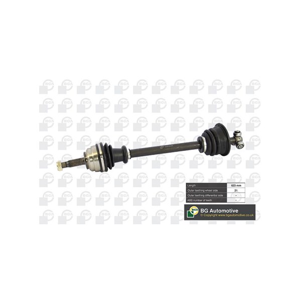 Drivaxel, framaxel vänster Bga DS7300L BGA