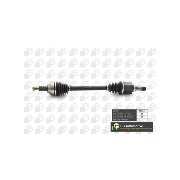 Drivaxel, framaxel vänster Bga DS7354L BGA