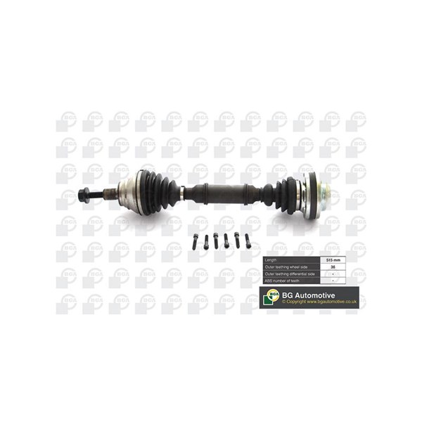 Drivaxel, framaxel vänster Bga DS9631L BGA