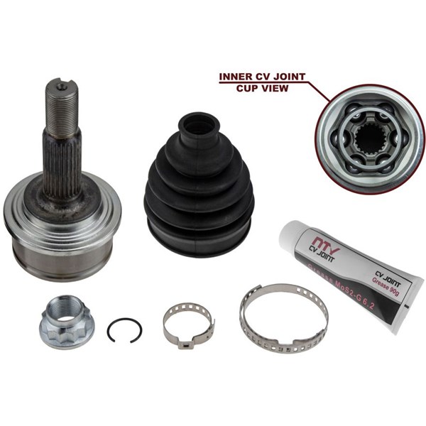 Drivknut, framaxel vänster Nty NPZ-TY-104 NTY Drivknut, framaxel vänster Nty NPZ-TY-104 NTY
