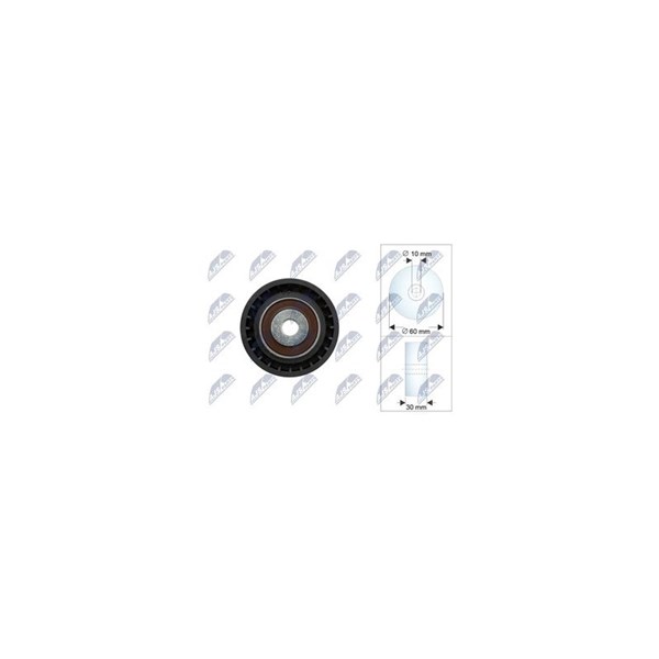 Styrrulle, kamrem Nty RNK-CT-066 NTY