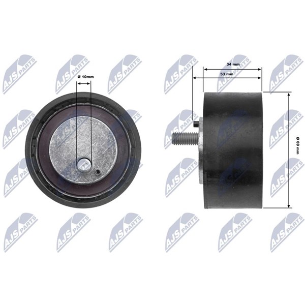 Styrrulle, drivrem Nty RNK-FT-024 NTY