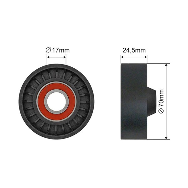 Spännrulle, Drivrem Nty RNK-VV-020 NTY Spännrulle, Drivrem Nty RNK-VV-020 NTY