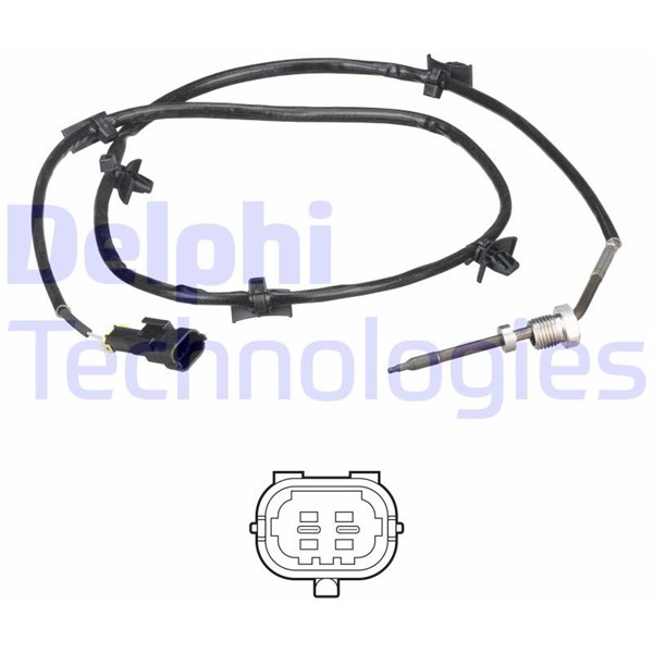 Sensor, avgastemperatur Delphi TS30199 DELPHI