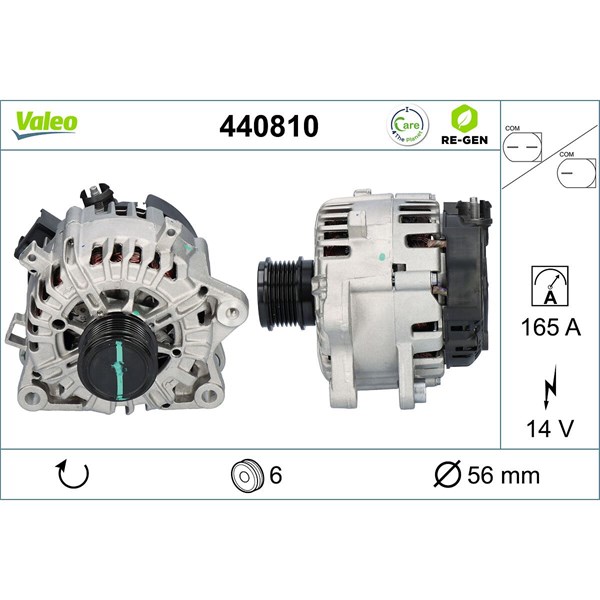 Generator 14V 150A Valeo 440810 VALEO