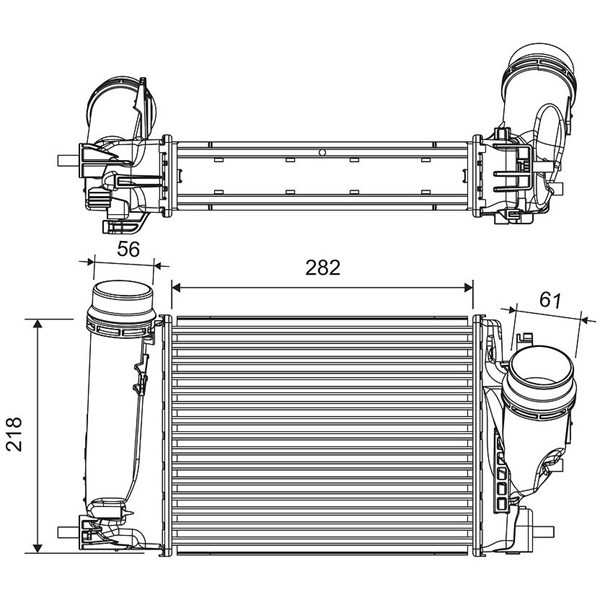 Intercooler Valeo 816759 VALEO Intercooler Valeo 816759 VALEO