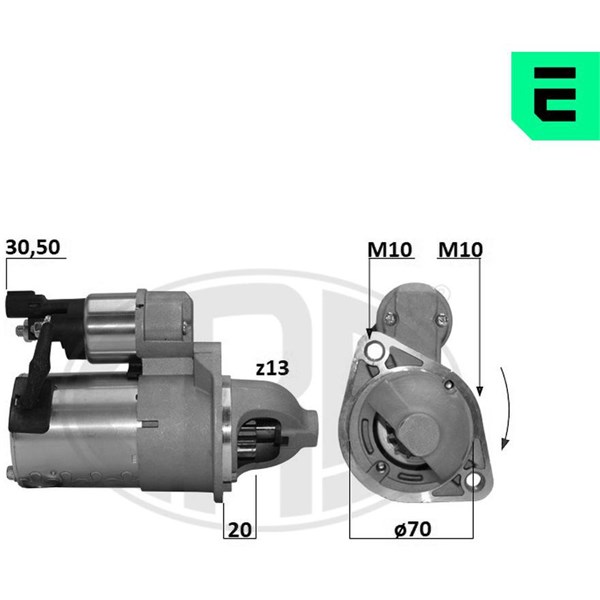 Startmotor 12V