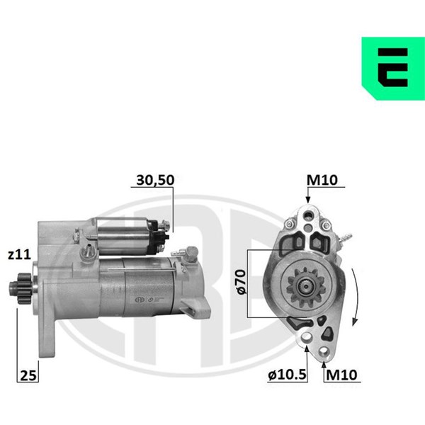 Startmotor 12V