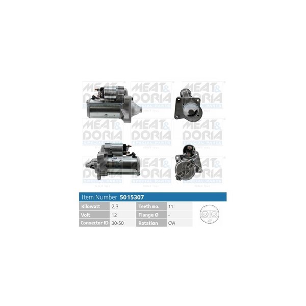Startmotor 12V Meat & doria 5015307 MEAT & DORIA