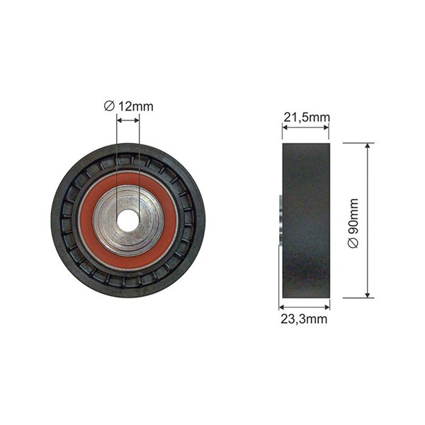 Spännrulle, Drivrem Nty RNK-TY-041 NTY Spännrulle, Drivrem Nty RNK-TY-041 NTY