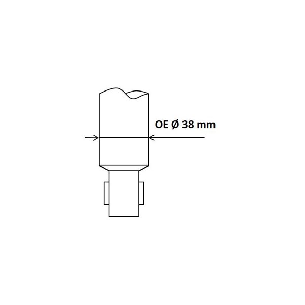 Stötdämpare Gastryck, Bakaxel Kyb Excel-g 3430076 KYB